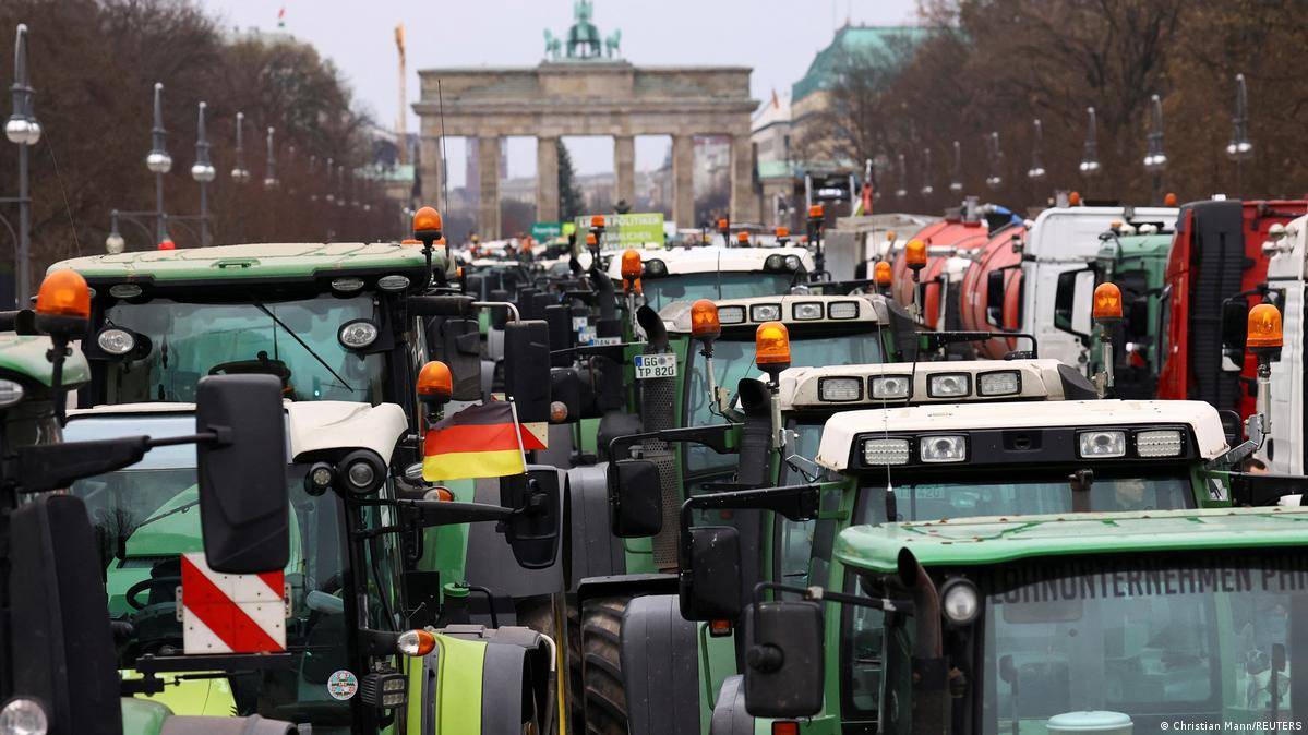 Протести на фермери в Германия